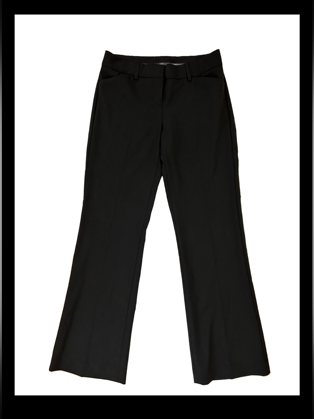 Express Design Studio Editor Black Trouser Pants Size 0 Regular